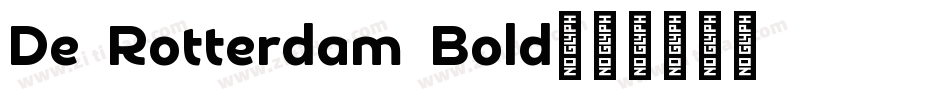 De Rotterdam Bold字体转换